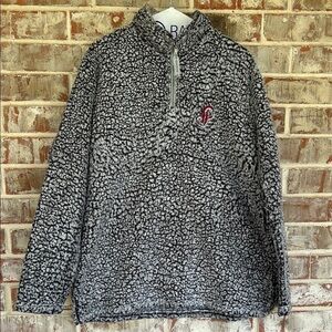 J. America Gray Zip Up Fleece Half Zip Pullover Poshmark Jacket